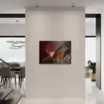 Unikat – ARTWORK | 054-2023 – Feurige Tiefe | 70x100 cm – Bild 2