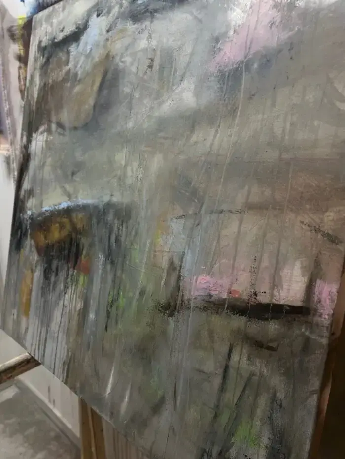Unikat – ARTWORK | 146-2024 – Desert Silence | 100x100 cm – Bild 6