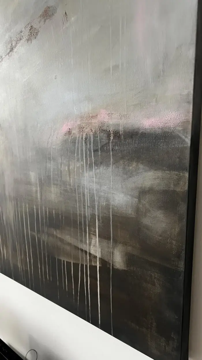 Unikat – ARTWORK | 008-2025– Zwischenzeit | 100x100 cm – Bild 4
