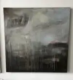 Unikat – ARTWORK | 008-2025– Zwischenzeit | 100x100 cm – Bild 5
