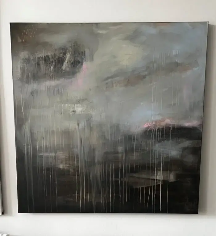 Unikat – ARTWORK | 008-2025– Zwischenzeit | 100x100 cm – Bild 5