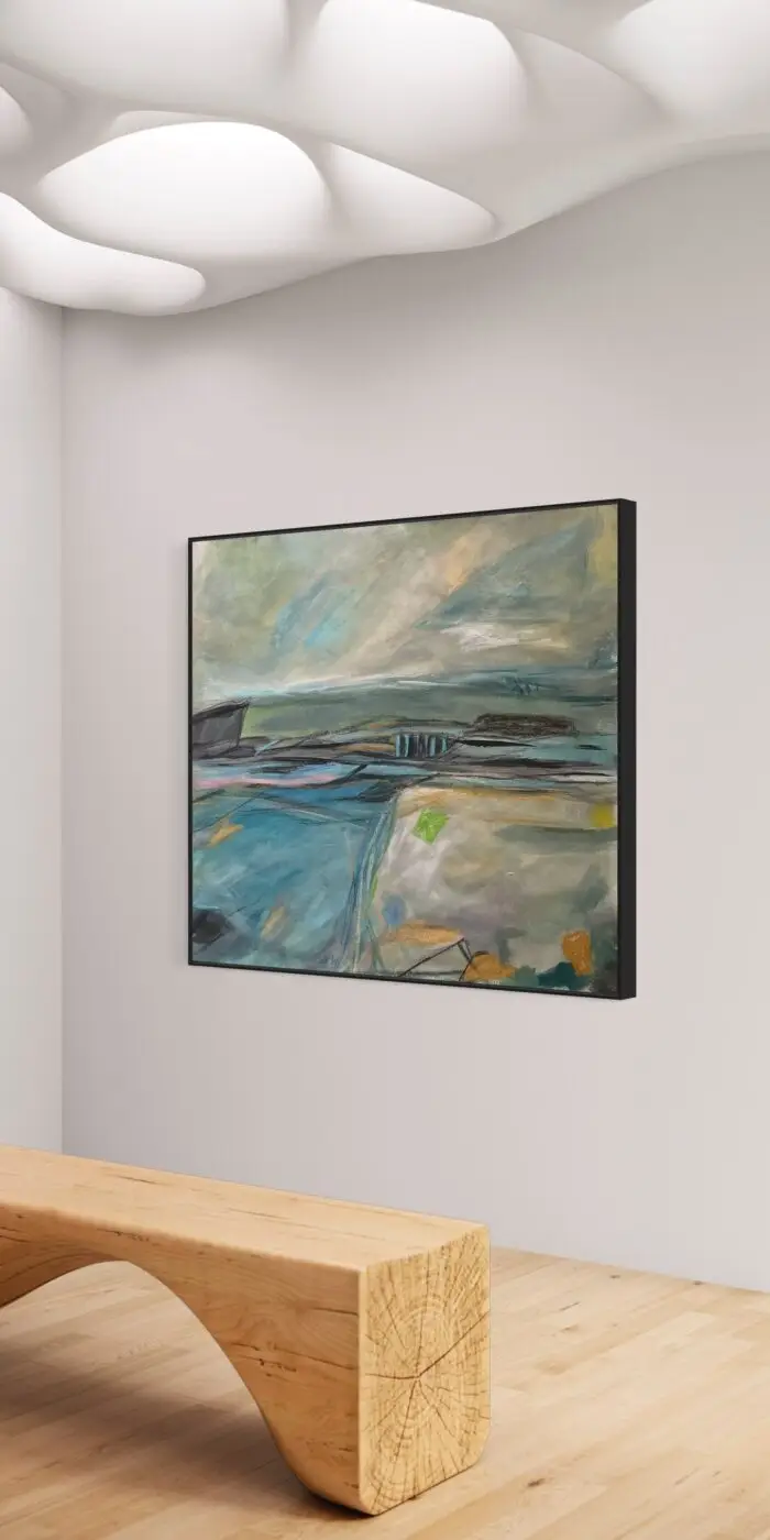 Unikat – ARTWORK | 089 -2024– Shifting Tides | 130x120 cm – Bild 4